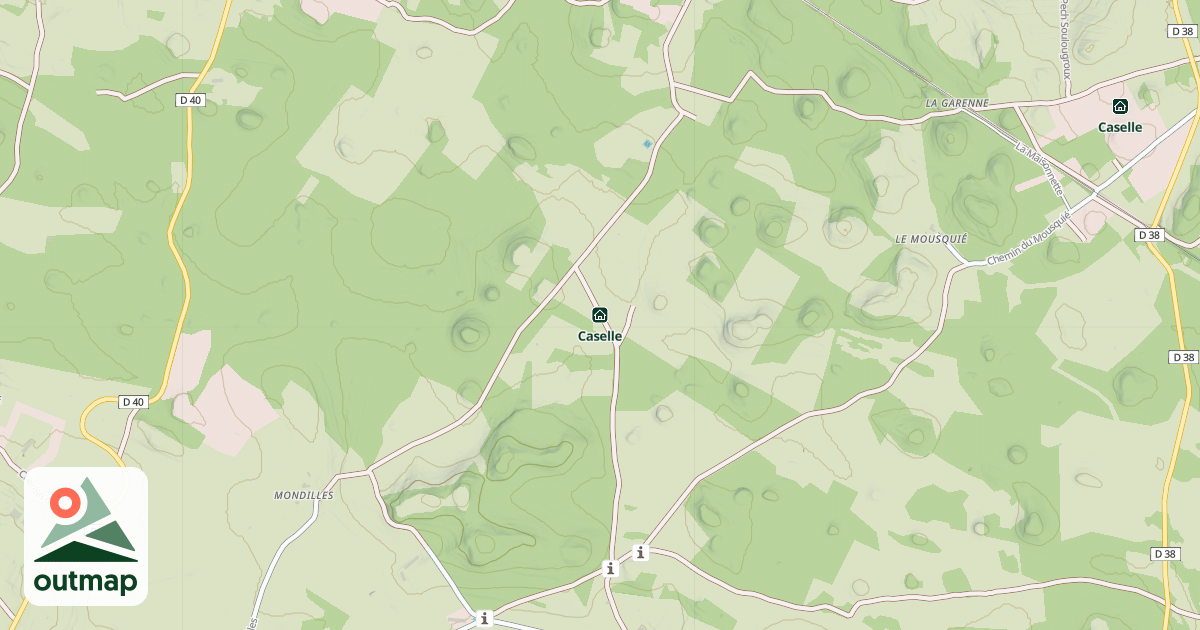 Map of Caselle