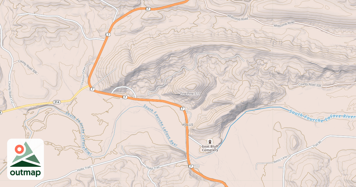 Map of Fine Pine