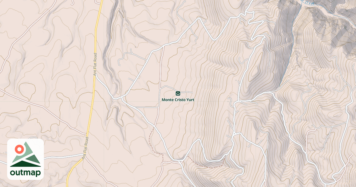 Map of Monte Cristo Yurt