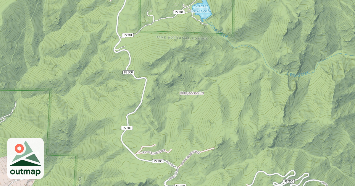 Map of Dirty Jackson