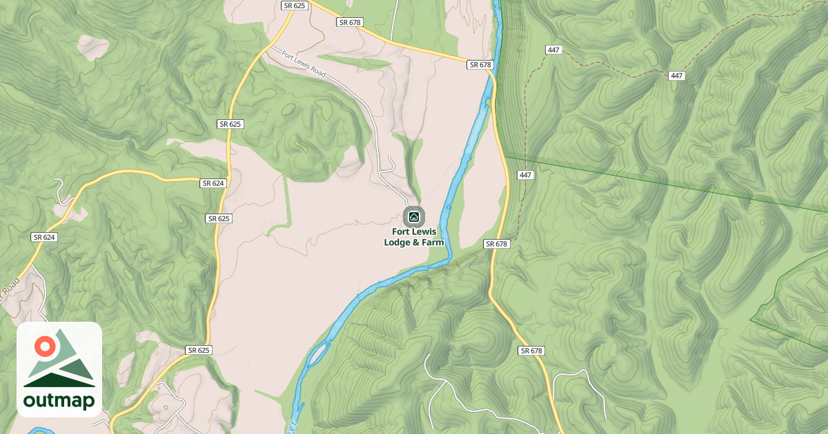 Map of Fort Lewis Lodge & Farm