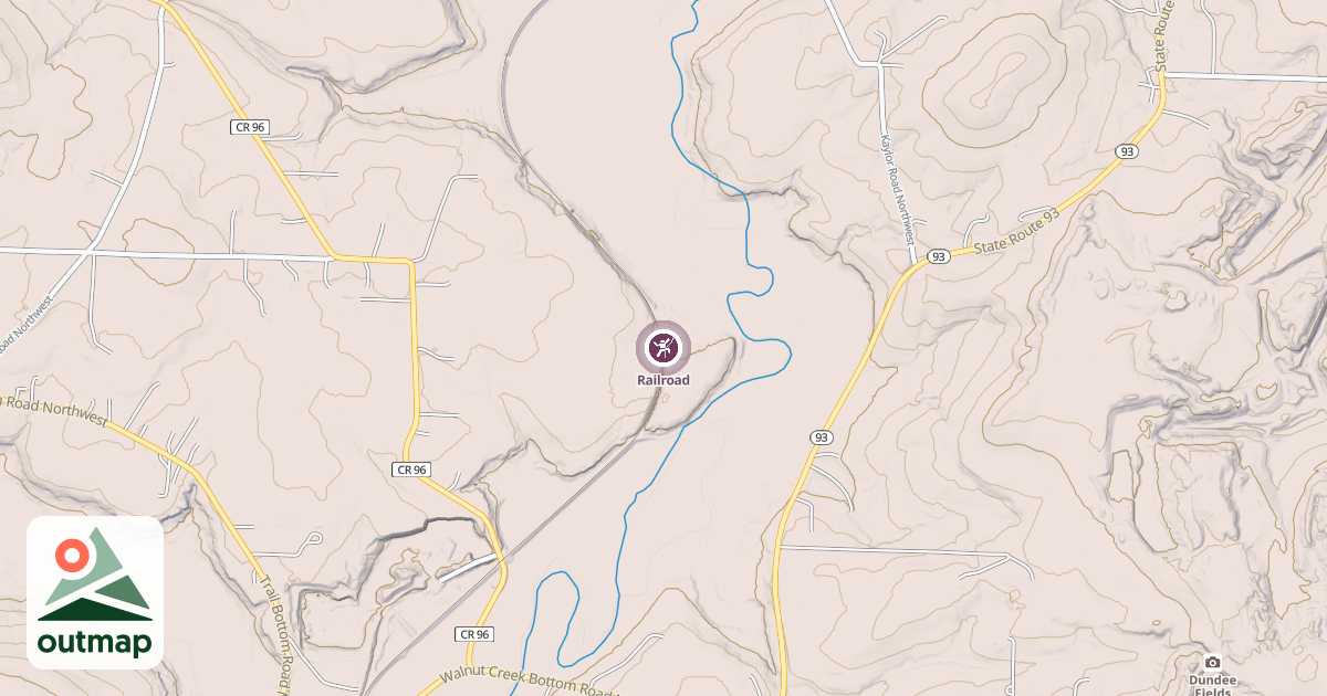 Map of Railroad