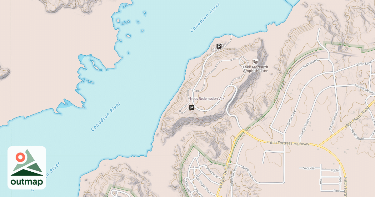 Map of Neds Redemption in Hutchinson