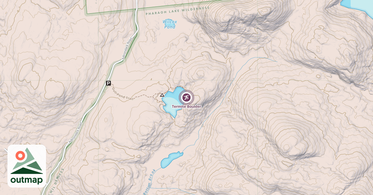Map of Termite Boulder