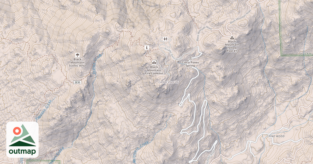 Map of Center Visor