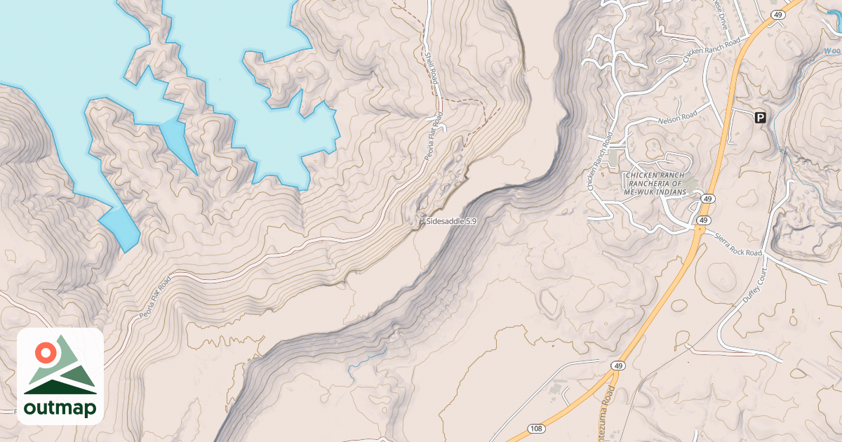 Map of Sidesaddle