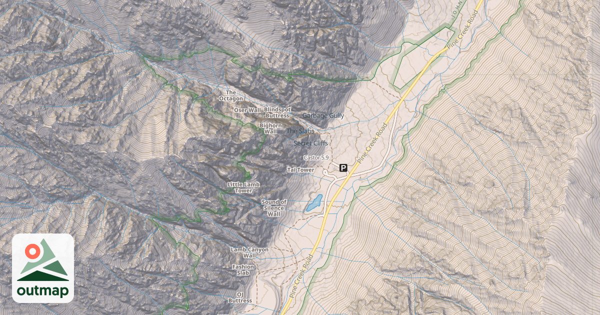 Map of Castor
