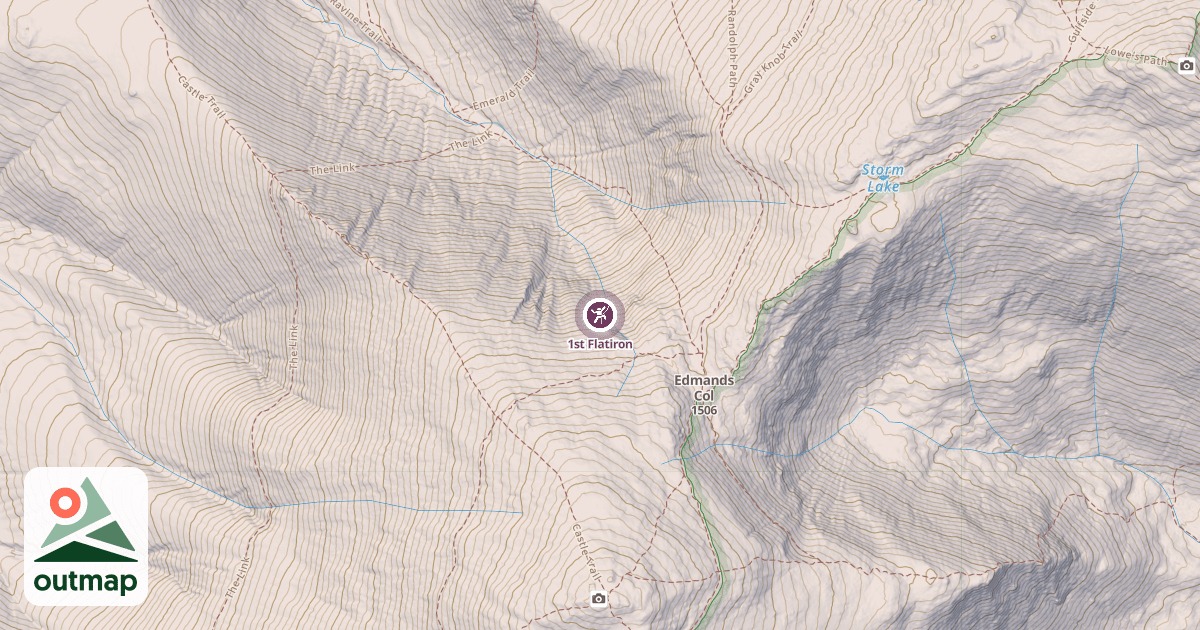 Map of 1st Flatiron