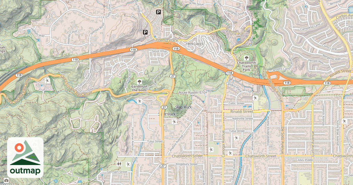 Map of Route Rustlin'