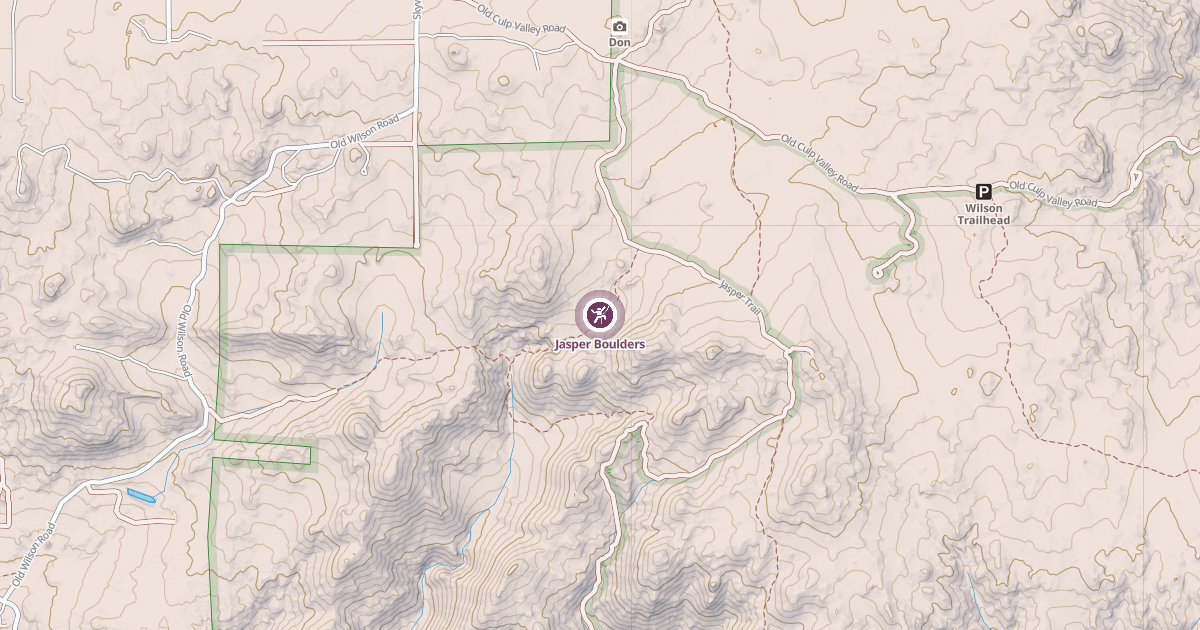 Map preview of Jasper Boulders