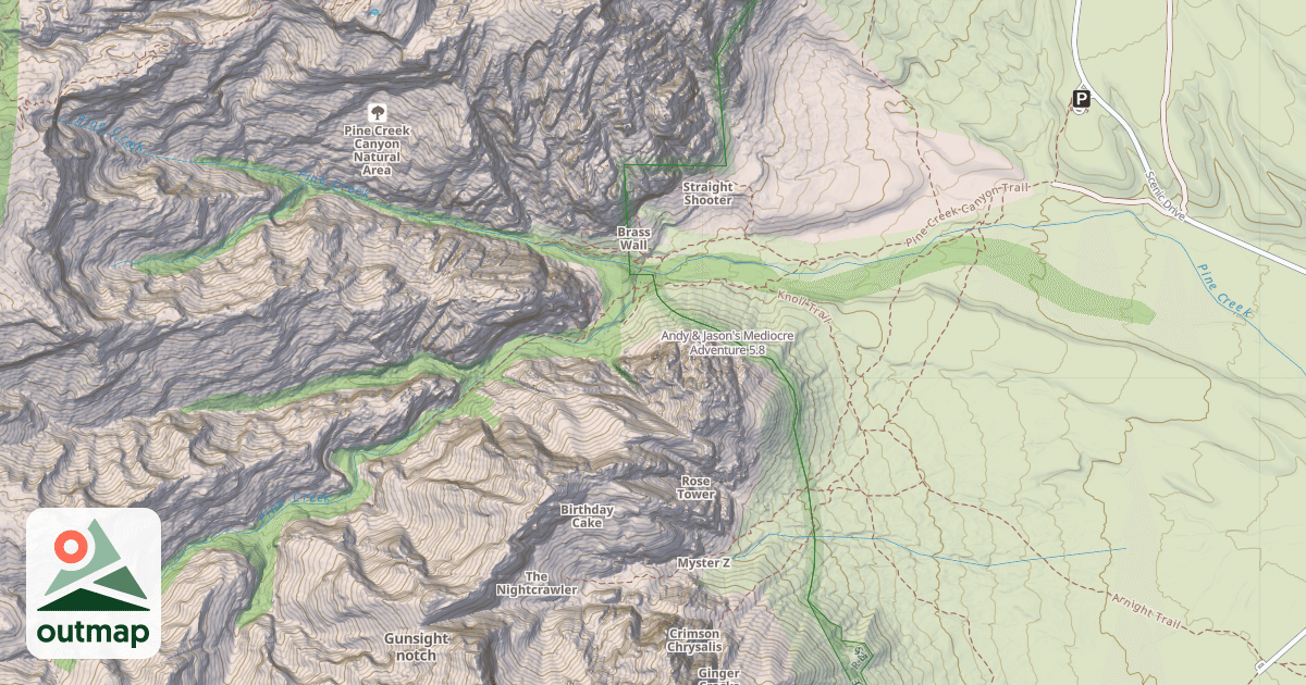 Map of Andy & Jason's Mediocre Adventure