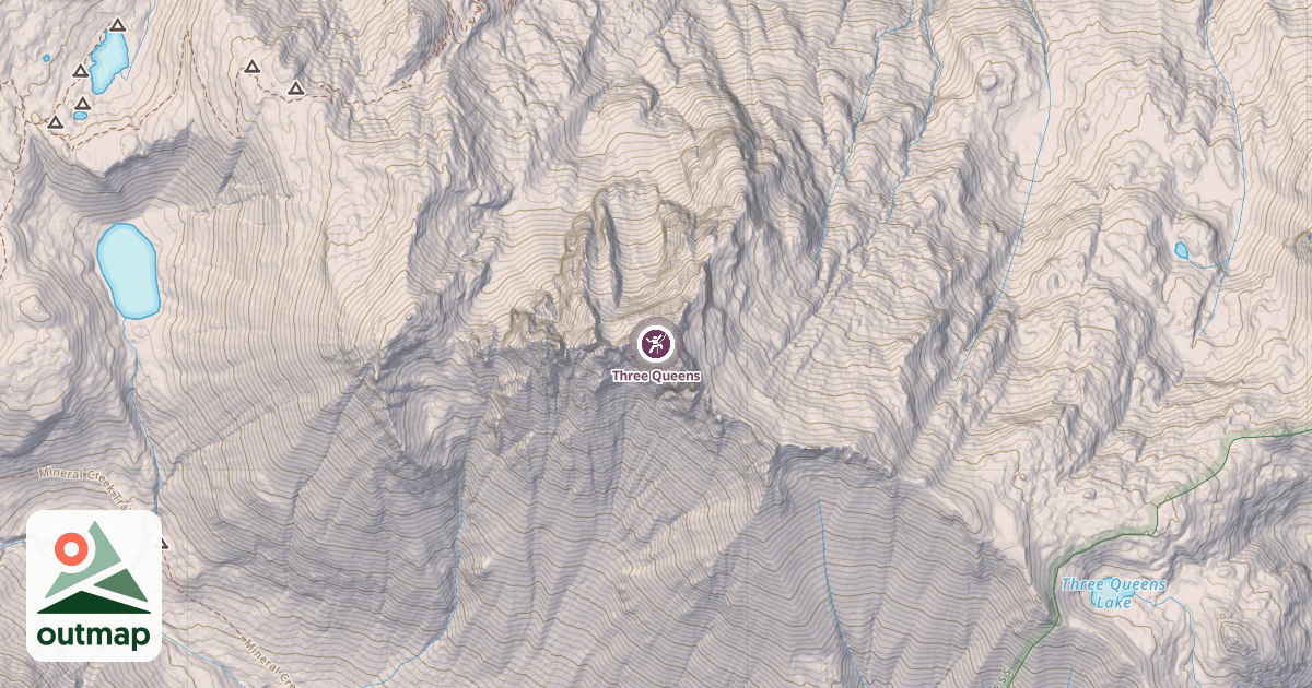Map of Three Queens