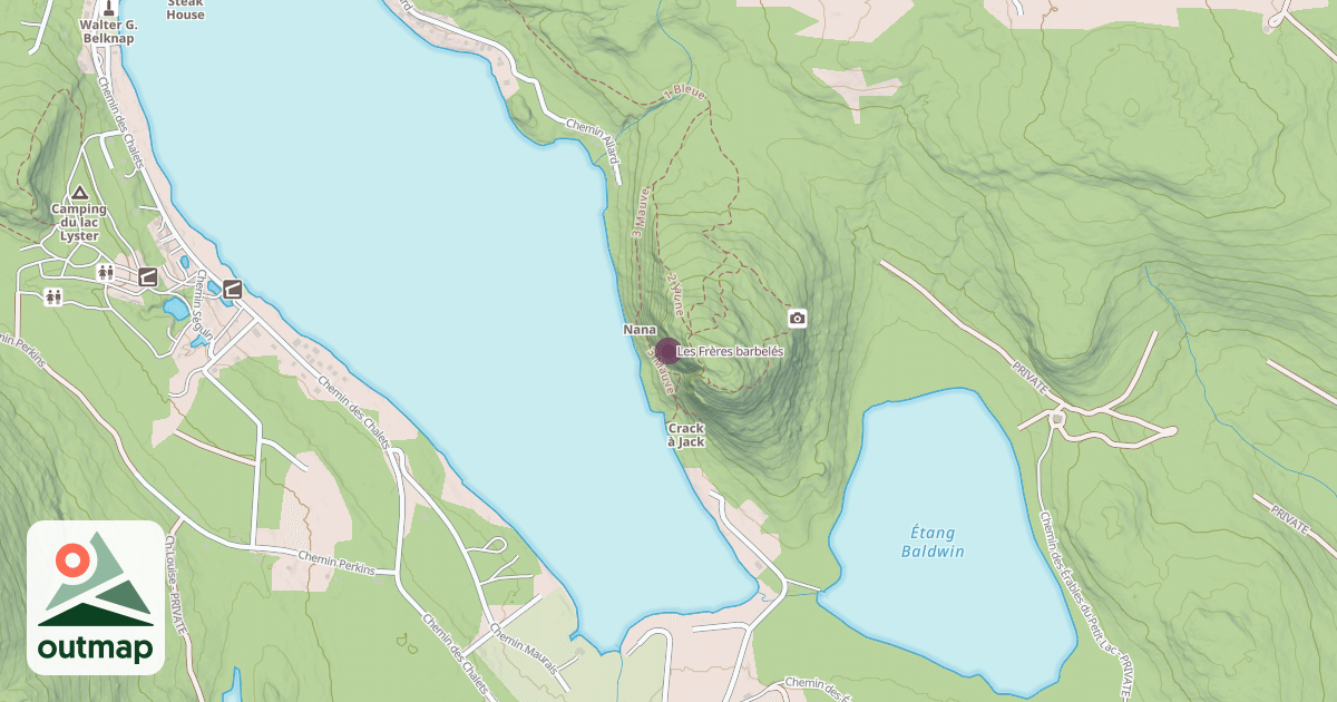 Map of Les Frères barbelés