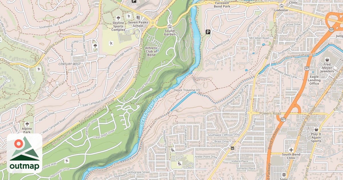 Map of Depot Traverse