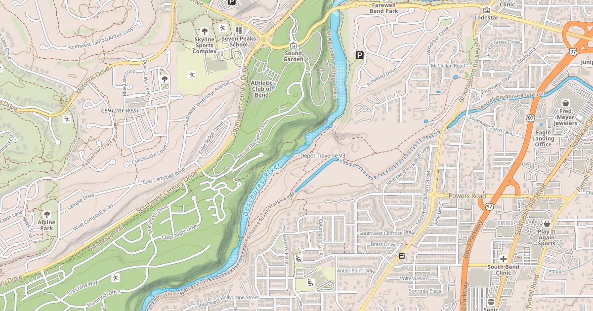 Map preview of Depot Traverse