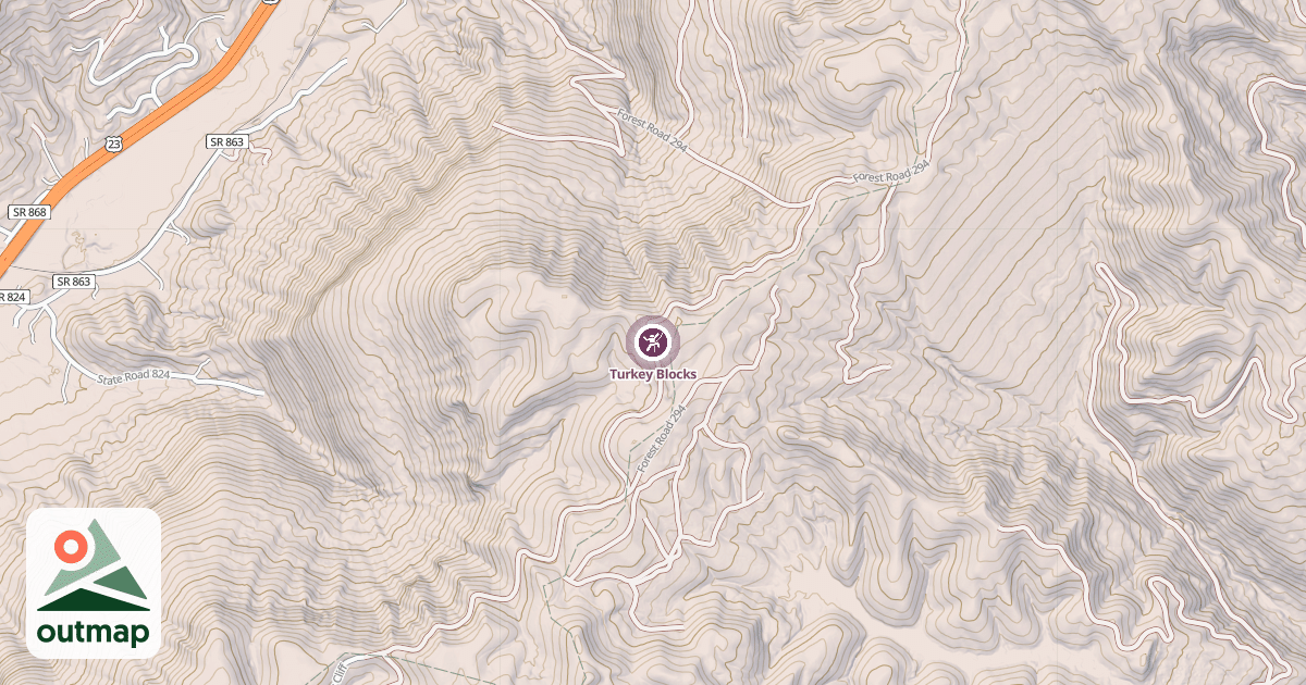 Map of Turkey Blocks