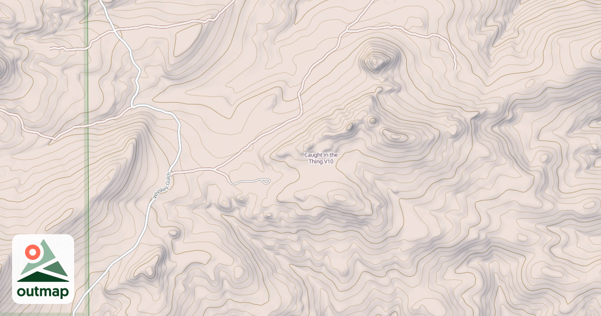 Map of Caught in the Thing