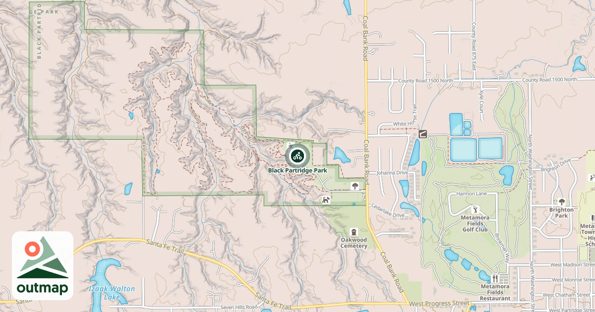 Map of Black Partridge Park