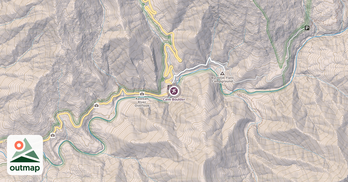 Map of Cave Boulder