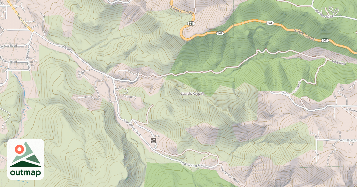 Map of Lizard's Keep
