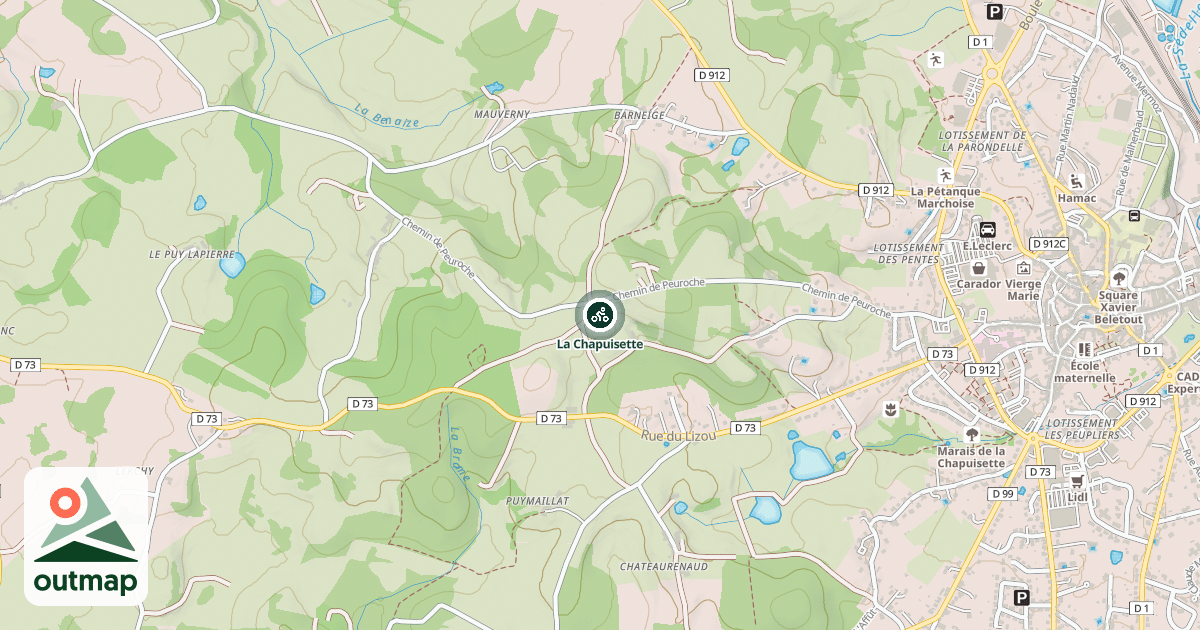 Map of La Chapuisette