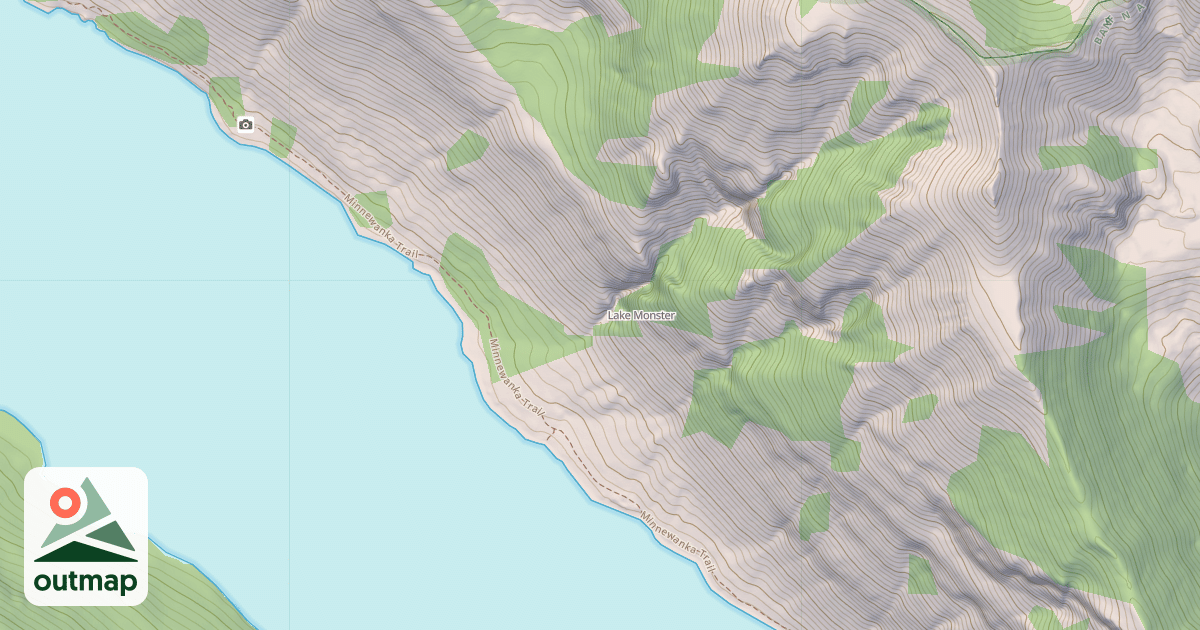 Map of Lake Monster