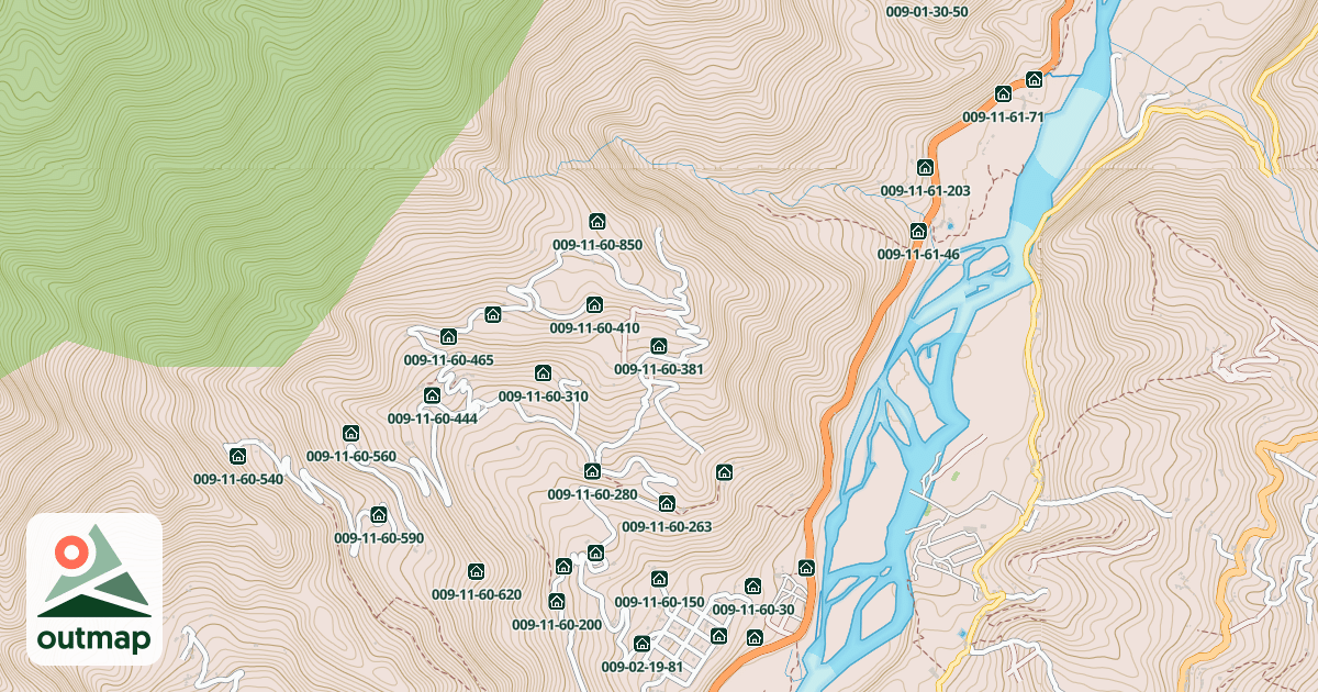 Map of 009-11-60-381