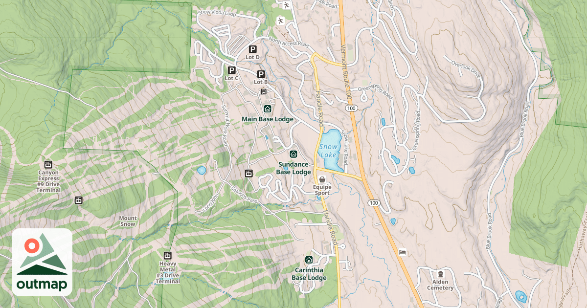 Map of Sundance Base Lodge