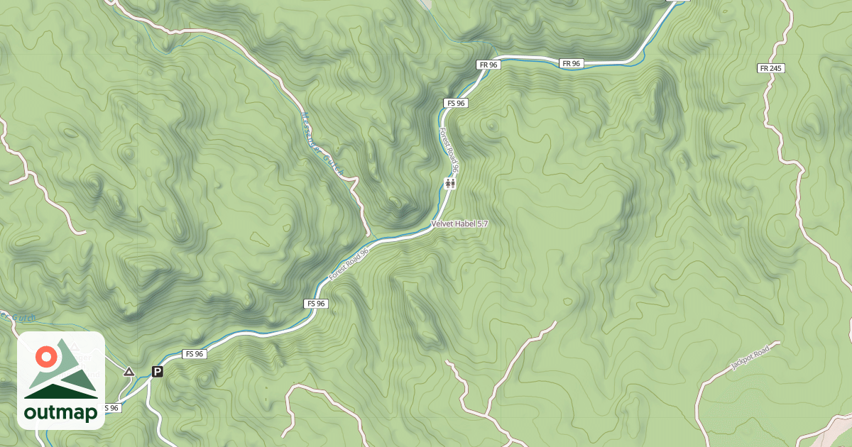 Map of Velvet Habel