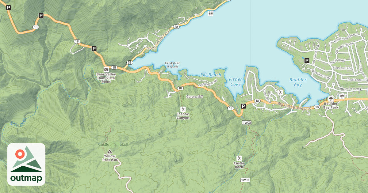 Map of Corona