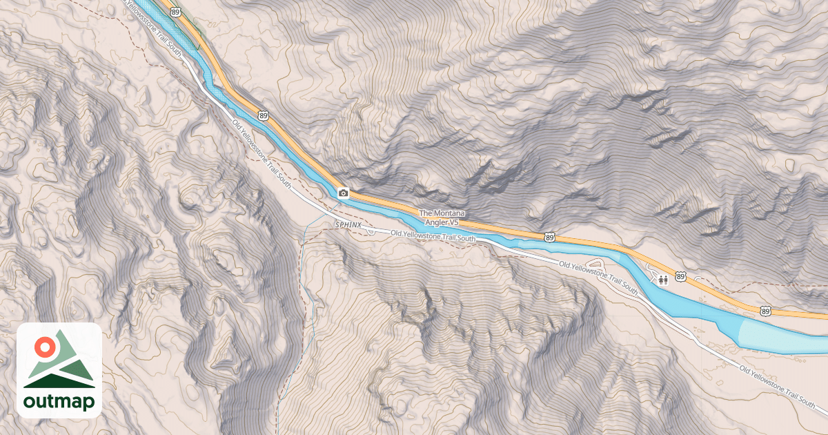 Map of The Montana Angler