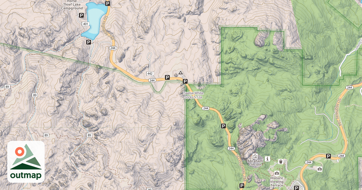 Map of Twelve White Sticks