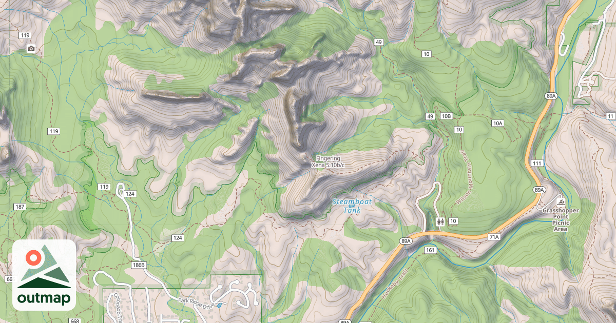 Map of Fingering Xena