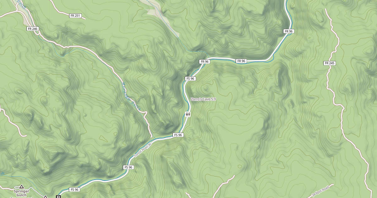 Map preview of Zorro's Cave