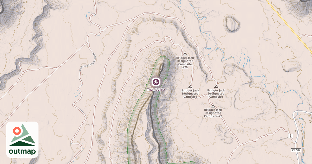 Map of Thumbelina