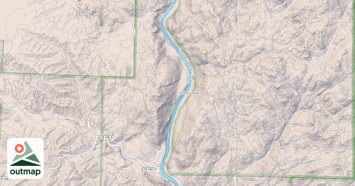 Map of Richie's Arete