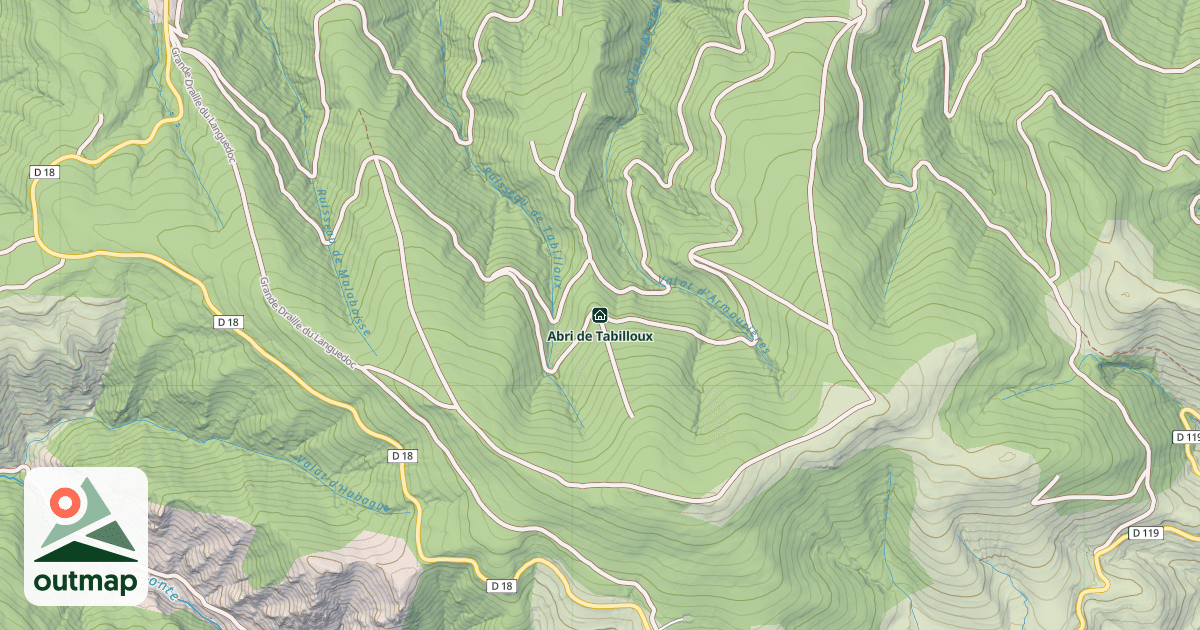 Map of Abri de Tabilloux