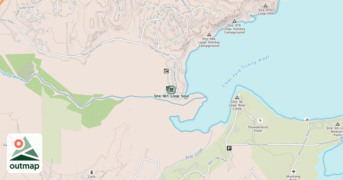 Map of Site: 061, Loop: Sout