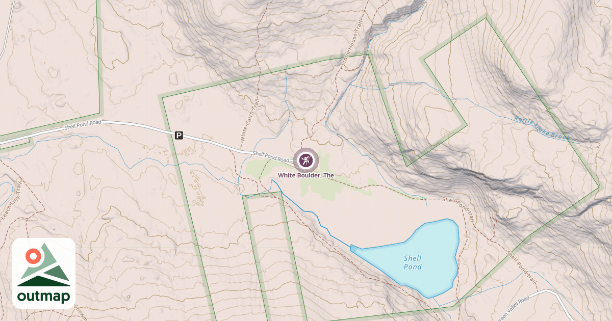 Map of White Boulder, The