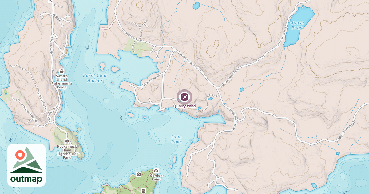 Map of Quarry Pond