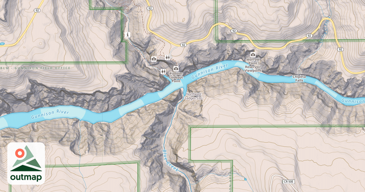 Map of Northeast Ledges