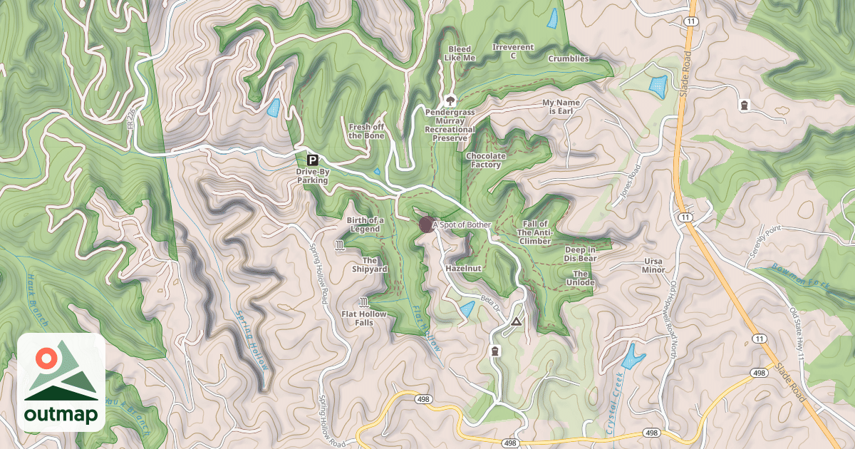 Map of A Spot of Bother