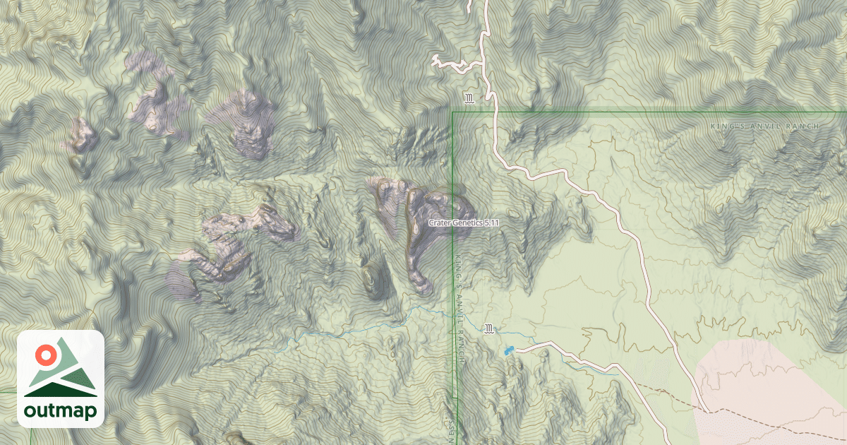 Map of Crater Genetics
