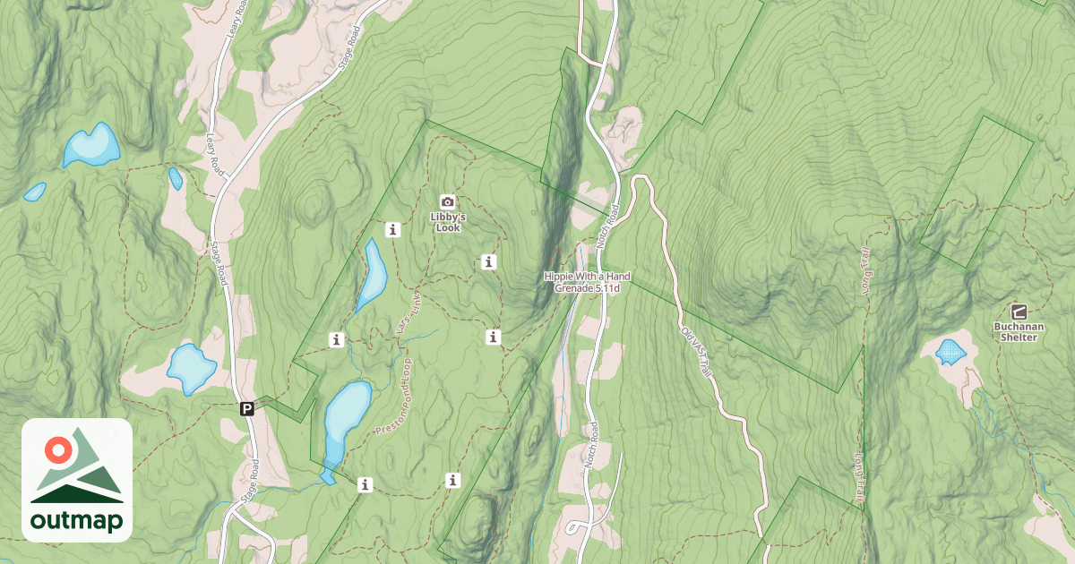 Map of Hippie With a Hand Grenade