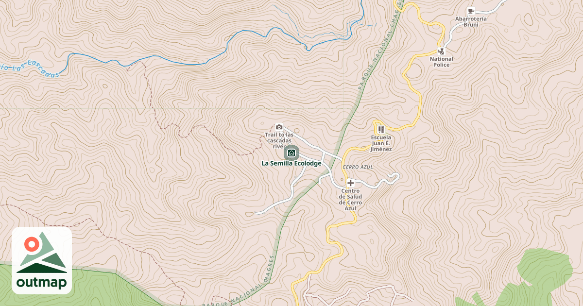 Map of La Semilla Ecolodge in Provincia de Panamá
