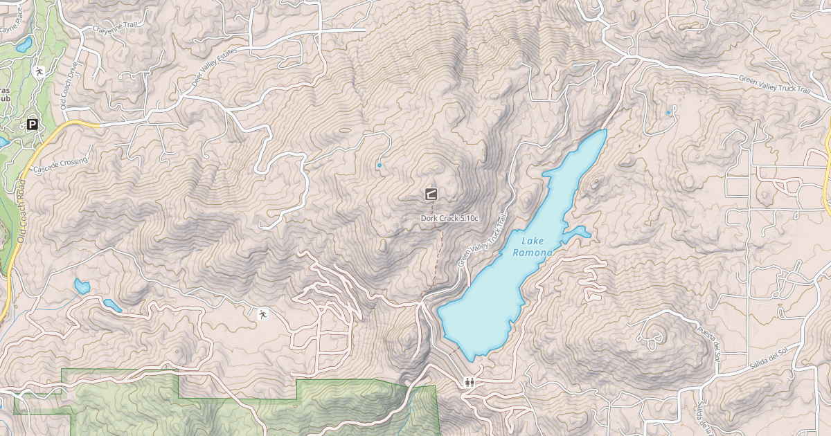 Map preview of Dork Crack