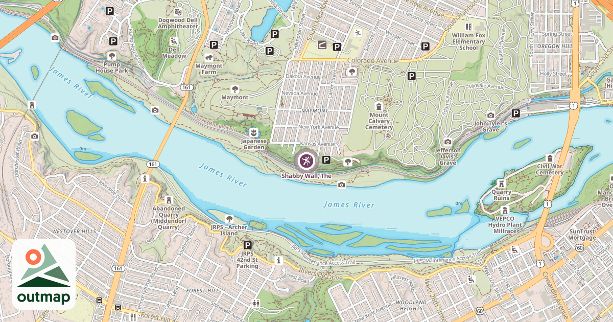 Map of Shabby Wall, The