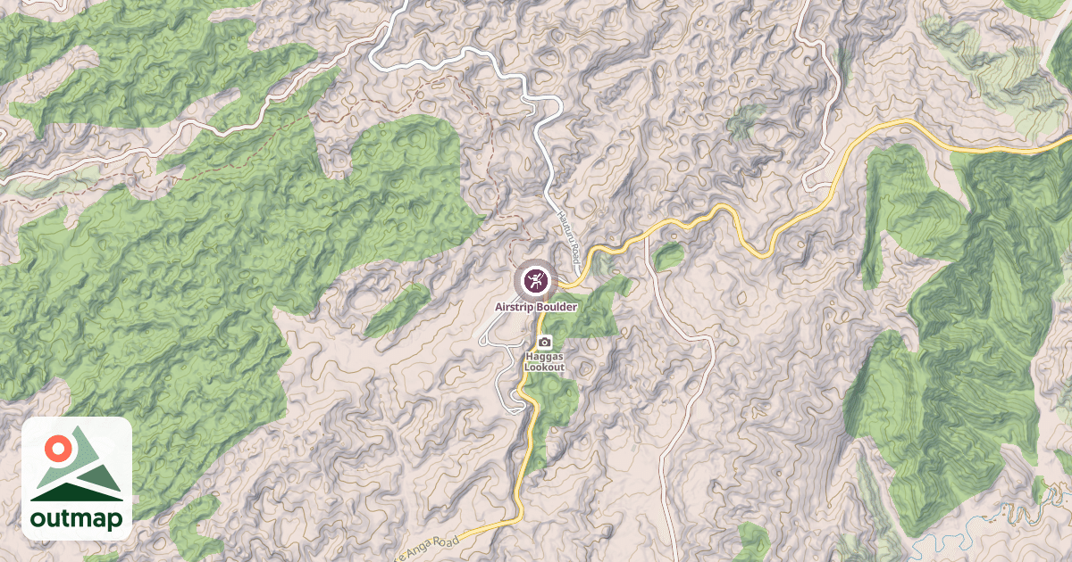 Map of Airstrip Boulder