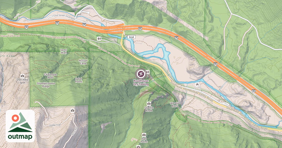 Map of Roadhouse Dry Tooling