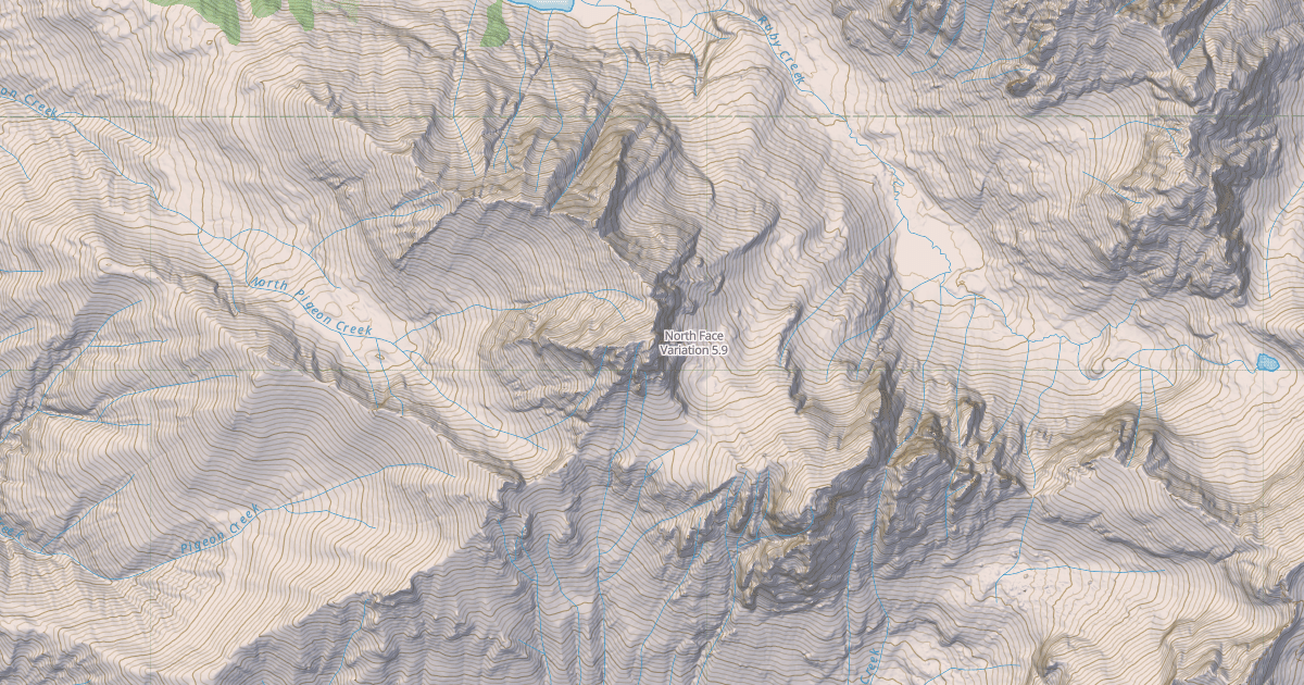 Map preview of North Face Variation